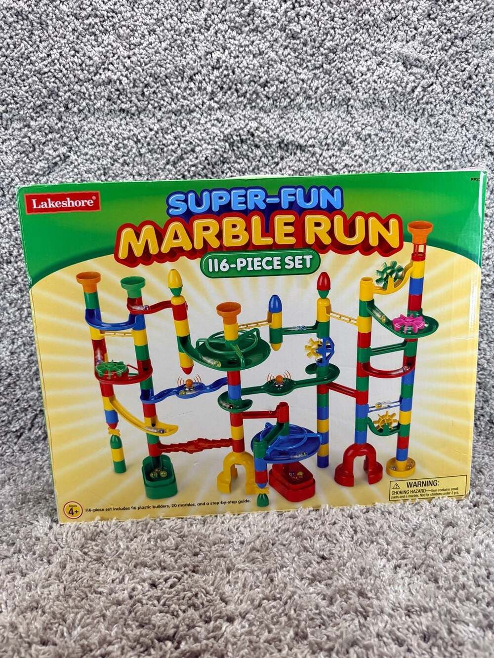 Lakeshore Super-Fun Marble Run 116-Piece Set